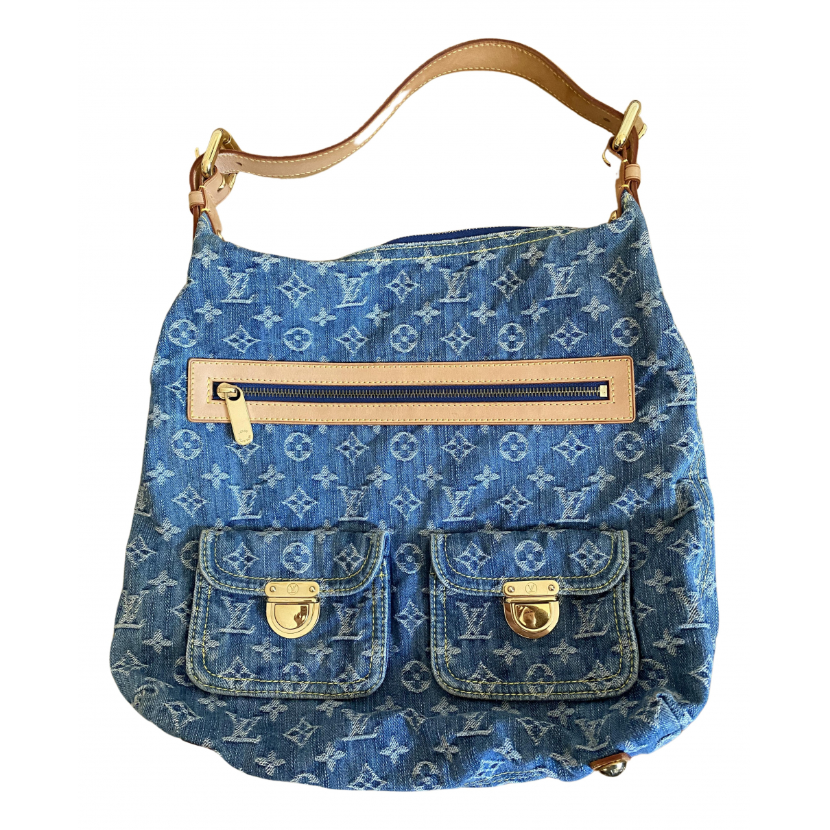 Baggy handbag Louis Vuitton Blue in 